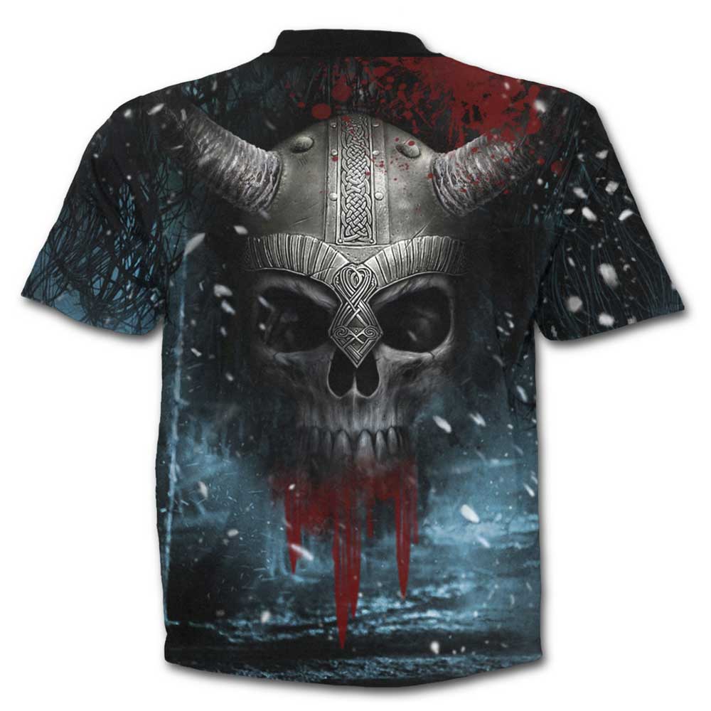 Spiral - VIKING WRAP Herren T-Shirt - Schwarz